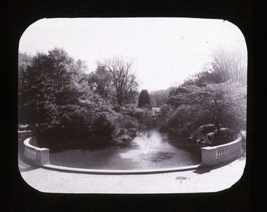 <em>"Views: U.S., Brooklyn. Brooklyn, Prospect Park. View 037: Vale of Kashmir (Cashmere)."</em>. Lantern slide 3.25x4in, 3.25 x 4 in. Brooklyn Museum, CHART_2011. (S10_21_US_Brooklyn_Brooklyn_Prospect_Park037.jpg