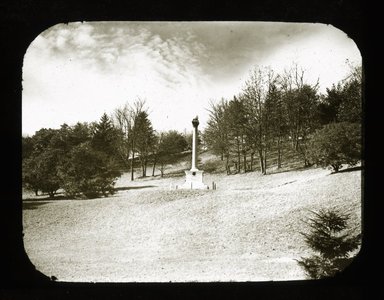<em>"Views: U.S., Brooklyn. Brooklyn, Prospect Park. View 064: Maryland Monument."</em>. Lantern slide 3.25x4in, 3.25 x 4 in. Brooklyn Museum, CHART_2011. (S10_21_US_Brooklyn_Brooklyn_Prospect_Park064.jpg