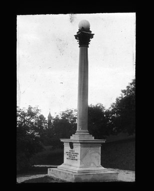 <em>"Views: U.S., Brooklyn. Brooklyn, Prospect Park. View 067: Maryland Monument."</em>, 1899. Lantern slide 3.25x4in, 3.25 x 4 in. Brooklyn Museum, CHART_2011. (Photo: J.W. Davis, S10_21_US_Brooklyn_Brooklyn_Prospect_Park067.jpg