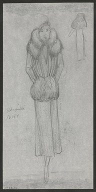 <em>"Henri Bendel Fashion and Costume Sketch Collection. Schiaparelli, 1931-32, sketch HB 068-116"</em>, 1931-32. Born digital. Brooklyn Museum. (SC01.1_Bendel_Collection_HB_068-116_1931-32_Schiaparelli_PS3.jpg