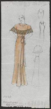 <em>"Henri Bendel Fashion and Costume Sketch Collection. Schiaparelli, sketch HB 073-088."</em>. Born digital. Brooklyn Museum. (SC01.1_Bendel_Collection_HB_073-088_1933_Schiaparelli_PS3.jpg