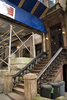 <em>"Ortner Home, 272 Berkeley Place, Brooklyn, NY. Stoop; cast iron balustrade."</em>, 2012. Born digital. Brooklyn Museum, CHART_2013. (Photo: Brooklyn Museum, SC05_Ortner_Home_272_Berkeley_Place_20120807_DIG_04_Cat_Guzman_photo.jpg