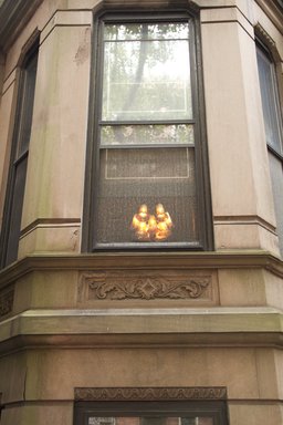 <em>"Ortner Home, 272 Berkeley Place, Brooklyn, NY. Parlor-floor bay window."</em>, 2012. Born digital. Brooklyn Museum, CHART_2013. (Photo: Brooklyn Museum, SC05_Ortner_Home_272_Berkeley_Place_20120807_DIG_17_Cat_Guzman_photo.jpg