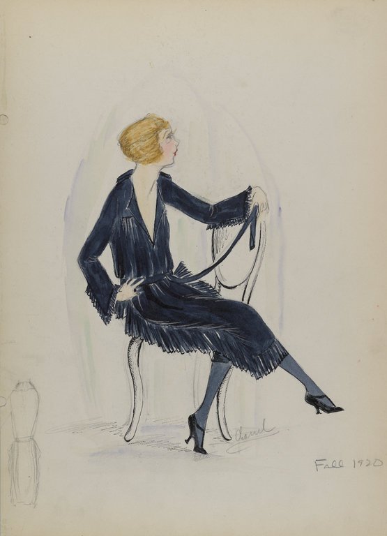 chanel 1920s fashion ad