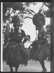 <em>"Fig. 33. Tatanua performance, Pinikindu, 1979.  (Photograph by the author)"</em>, 1987. b/w negative, 4x5in. Brooklyn Museum. (N7411_N42_L55_p73_fig33_bw.jpg