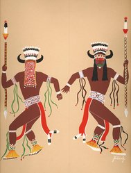 <em>"Kiowa Indian art"</em>. Printed material. Brooklyn Museum. (ND1512_J15_Jacobson_Kiowa_pl01.jpg
