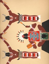 <em>"Kiowa Indian art"</em>. Printed material. Brooklyn Museum. (ND1512_J15_Jacobson_Kiowa_pl06.jpg