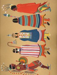 <em>"Kiowa Indian art"</em>. Printed material. Brooklyn Museum. (ND1512_J15_Jacobson_Kiowa_pl24.jpg