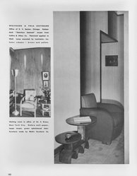<em>"Wolfgang & Pola Hoffman. Office of B. V. Becker, Chicago. Waiting room in office of Dr. E. Kraus, New York City."</em>, 1930. Bw negative 4x5in. Brooklyn Museum. (NK1530_Am3_p040_bw.jpg