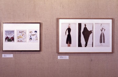 A Look at Your Library. [02/12/1975 - 03/30/1975]. Installation view: costumes and textiles.