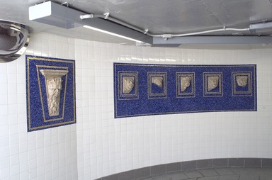 Subway Station: Architectural Ornaments (long-term installation). [04/--/2004 - --/--/----]. Installation view.