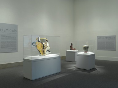 An Art of Our Own: Women Ceramicists from the Permanent Collection (installation). [03/23/2007 - --/--/----]. Installation view.