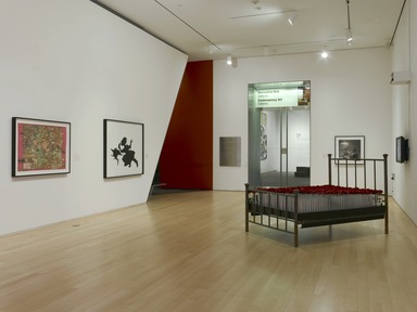 Burning Down the House: Building a Feminist Art Collection, October 31, 2008 through April 05, 2009 (Image: DIG_E_2008_Burning_Down_the_House_01_Christine_Gant_PS2.jpg Brooklyn Museum photograph, 2008)