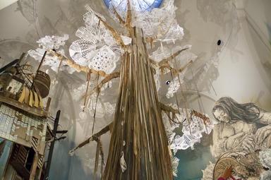 Swoon: Submerged Motherlands. [04/11/2014-08/24/2014]. Installation view.