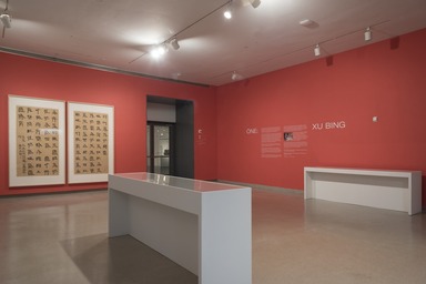 Installation view, One: Xu Bing [October 25, 2019 - April 26, 2020]. Brooklyn Museum, Brooklyn, New York. (Photo: Jonathan Dorado)