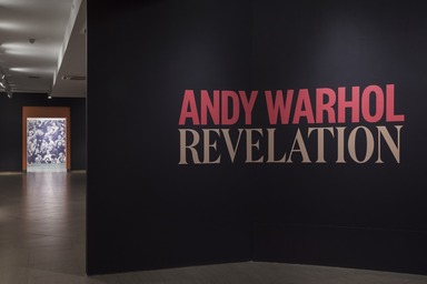 Installation view, Andy Warhol: Revelation. Brooklyn Museum, November 19, 2021 - June 19, 2022. (Photo: Jonathan Dorado, Brooklyn Museum. Artworks by Andy Warhol © 2021 The Andy Warhol Foundation for the Visual Arts, Inc. / Licensed by Artists Rights Society (ARS), New York. Used with permission of @warholfoundation)