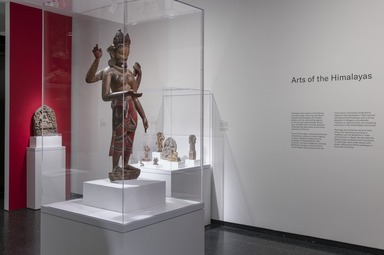 Installation view, Arts of the Himalayas. Brooklyn Museum, March 11, 2022. (Photo: Danny Perez)