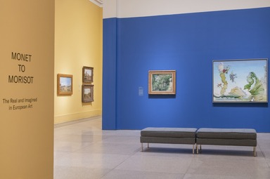 Installation view, Monet to Morisot: The Real and Imagined in European Art. On view February 11, 2022 - May 21, 2023, Brooklyn Museum. (Photo: Danny Perez)