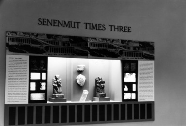 Senenmut Times Three, December 31, 1969 through 1970 (date unknown) (Image: ECA_E_1969_Senenmut_001_print_bw_SL5.jpg Brooklyn Museum photograph, 1969)