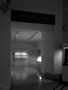 Archaic Coins from the Jonathan Rosen Collection, November 15, 1985 through August 04, 1986 (Image: ECA_E_1985_Coins_001_bw_SL5.jpg Brooklyn Museum photograph, 1985)