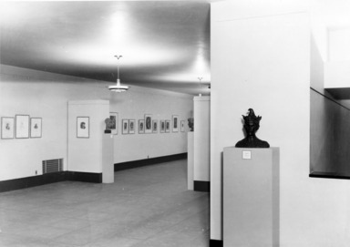 Four Centuries of Portraiture in Prints. [10/10/1936 - 12/06/1936]. Installation view.