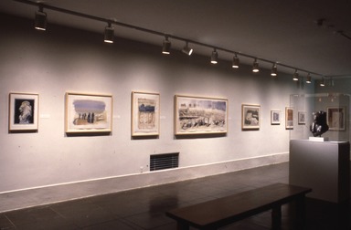 Site Drawings by Martyl: The Precinct of Mut at Luxor. [05/16/1986 - 07/21/1986]. Installation view.