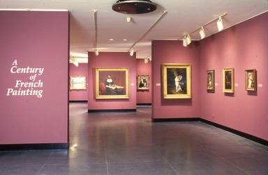 Curator's Choice: A Century of French Painting. [10/19/1988 - 03/06/1989]. Installation view.