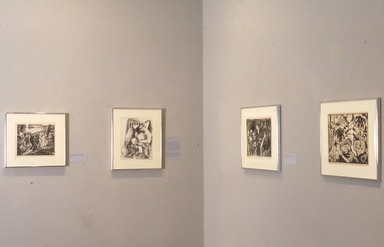 Alone in a Crowd: Prints of the 1930s and 1940s by African-American Artists. [02/25/1996 - 04/22/1996]. Installation view.