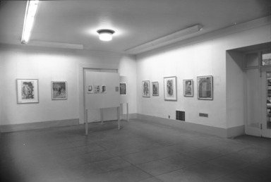 Prints by H. N. Werkman. [10/10/1951 - 10/31/1951]. Installation view.