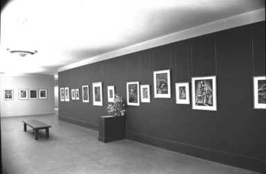 Prints by Georges Rouault. [12/17/1951 - 02/17/1952]. Installation view.