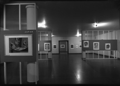 International Watercolor Exhibition, 18th Biennial. [05/04/1955 - 06/12/1955]. Installation view.