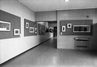 Pre-Columbian Textiles and Ceramics from Peru. [11/--/1962 ? 1/13/1963]. Installation view.