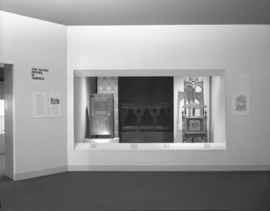 Gothic Revival in America. [02/14/1979 - 05/06/1979]. Installation view: fourth floor, changing exhibition gallery.