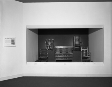 Turned Wooden Object. [05/04/1983 - 02/26/1984].  Installation view: fourth floor, changing exhibition gallery.