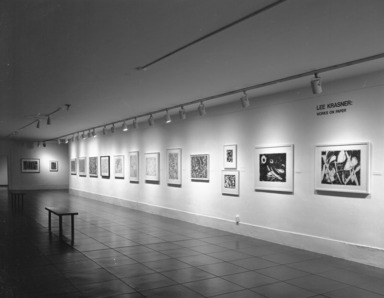 Lee Krasner: Works on Paper [12/20/1984 - 02/25/1985]. Installation view.