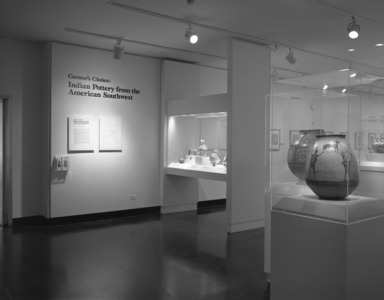 Curator's Choice: Indian Pottery of the American Southwest. [09/20/1985 - 12/02/1985]. Installation view.
