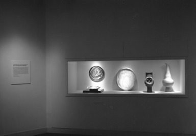 Contemporary American Ceramics. [09/27/1985 - 06/10/1986]. Installation view: fourth floor, changing exhibition gallery.