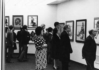 Norman Rockwell: A Sixty Year Retrospective, March 22, 1972 through May 14, 1972 (Image: PSC_E1972i001.jpg Brooklyn Museum photograph, 1972)