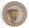 Mosaic of a Lion in a Roundel