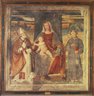 Virgin and Child Between Saints Nicolas and Augustine