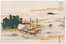 Returning Sails at Tsukudajima, from the series Eight Views of Edo
