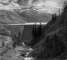 Hydraulic Mining - Big Canyon Dam (Illustration for &quot;Century Magazine&quot;)
