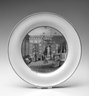 Plate, &quot;Interior View of Independence Hall Philadelphia&quot;