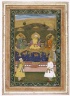 The Emperors Akbar, Jahangir, and Shah Jahan with Their Ministers and Prince Dara Shikoh