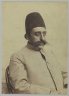 Studio Portrait of Mozaffar al-Din Shah in Informal Attire, One of 274 Vintage Photographs