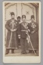 Mohammad 'Ali Shah with Mirza Mohammad Ebrahim Khan, the Moavin al-Dowleh, and Company, One of 274 Vintage Photographs