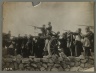 Theatrical Photograph of Soldiers Pointing Guns,  One of 274 Vintage Photographs