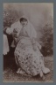 Seated Woman  Crowned with Garland, One of 274 Vintage Photographs
