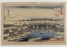 Clear Weather after Snow at Nihonbashi Bridge, from the series Three Views of Famous Places in Edo