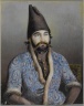Portrait of a Nobleman or Royal Figure (Possibly Muhammad Shah Qajar)